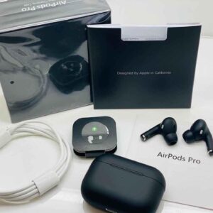 Apple AirPods Pro ANC Active Noise Cancelation Bluetooth Earbuds black colour - Air Buds