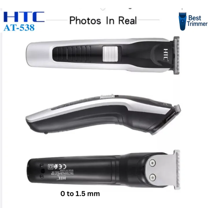 HTC AT 538 Rechargeable Hair and Beard Trimmer for Men - Image 3